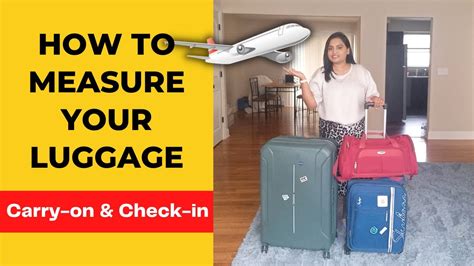 how to measure checked luggage.